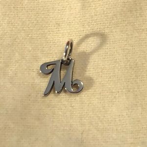 James Avery - “M” Small Script Initial Charm